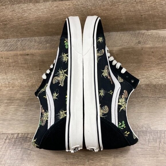 VANS Old Skool Desert Snake Black White Canvas Suede Mens 11 Womens 12.5 NEW - Picture 7 of 9